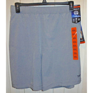 Men's Speedo Techvolley Shorts/Swim Trunks size XXL 38/40 Gray NWT UV Protection